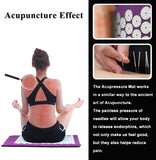 Yoga Relieve Stress Pain Massager Mat Natural Relief Stress Tension Body Massage Cushion Acupressure Mat