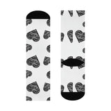 Sonographer Heart Crew Socks