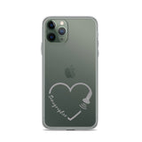 Sonographer Heart Probe Clear Case for iPhone®