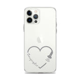 Sonographer Heart Probe Clear Case for iPhone®