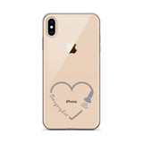 Sonographer Heart Probe Clear Case for iPhone®