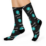 Echomoji Crew Socks - I See With Sound
