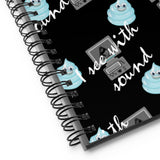 I See With Sound Sono Spiral Notebook Gel and US Machine