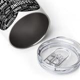 Sonographer Heart Wine Tumbler